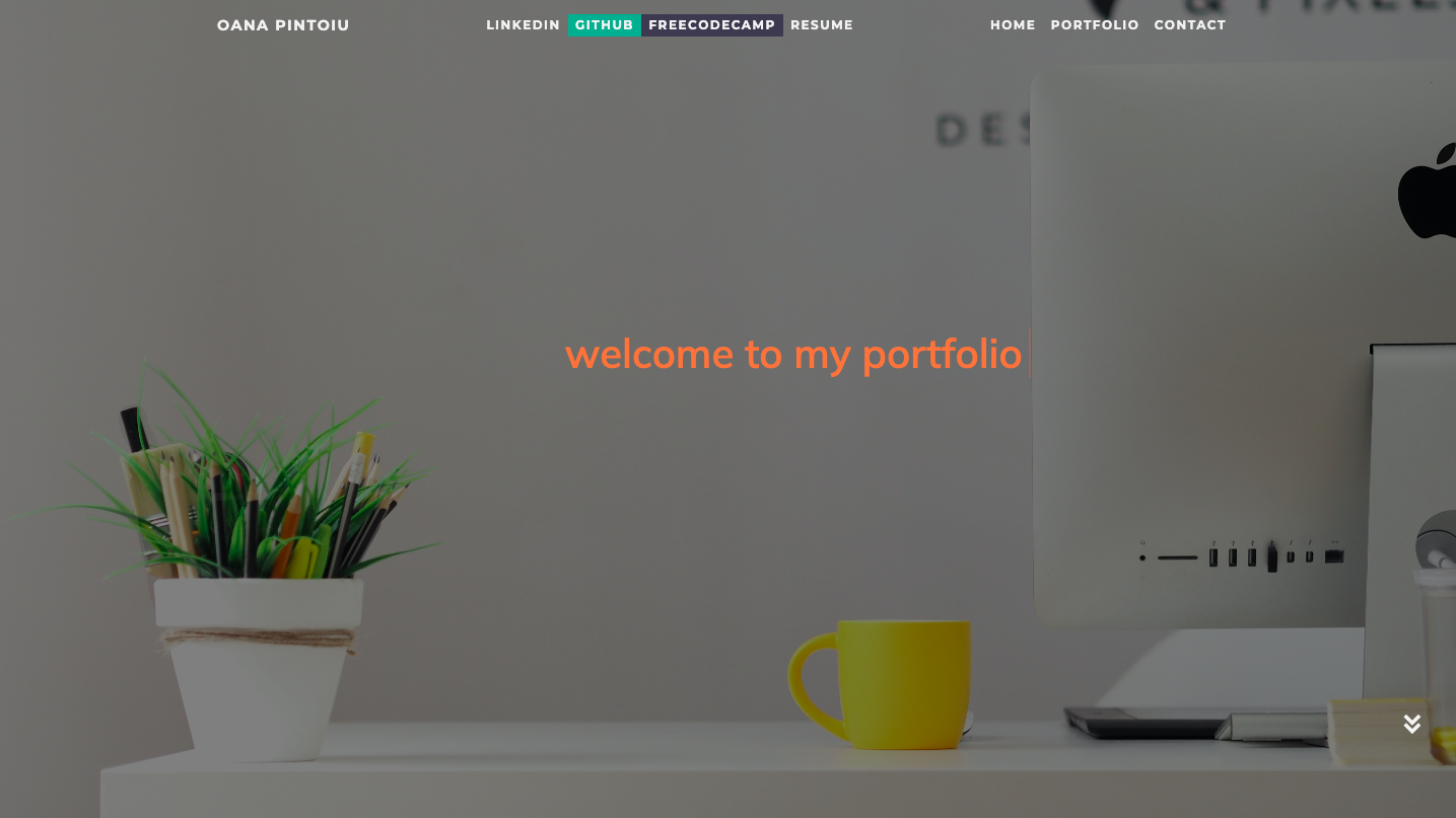 personal portfolio website